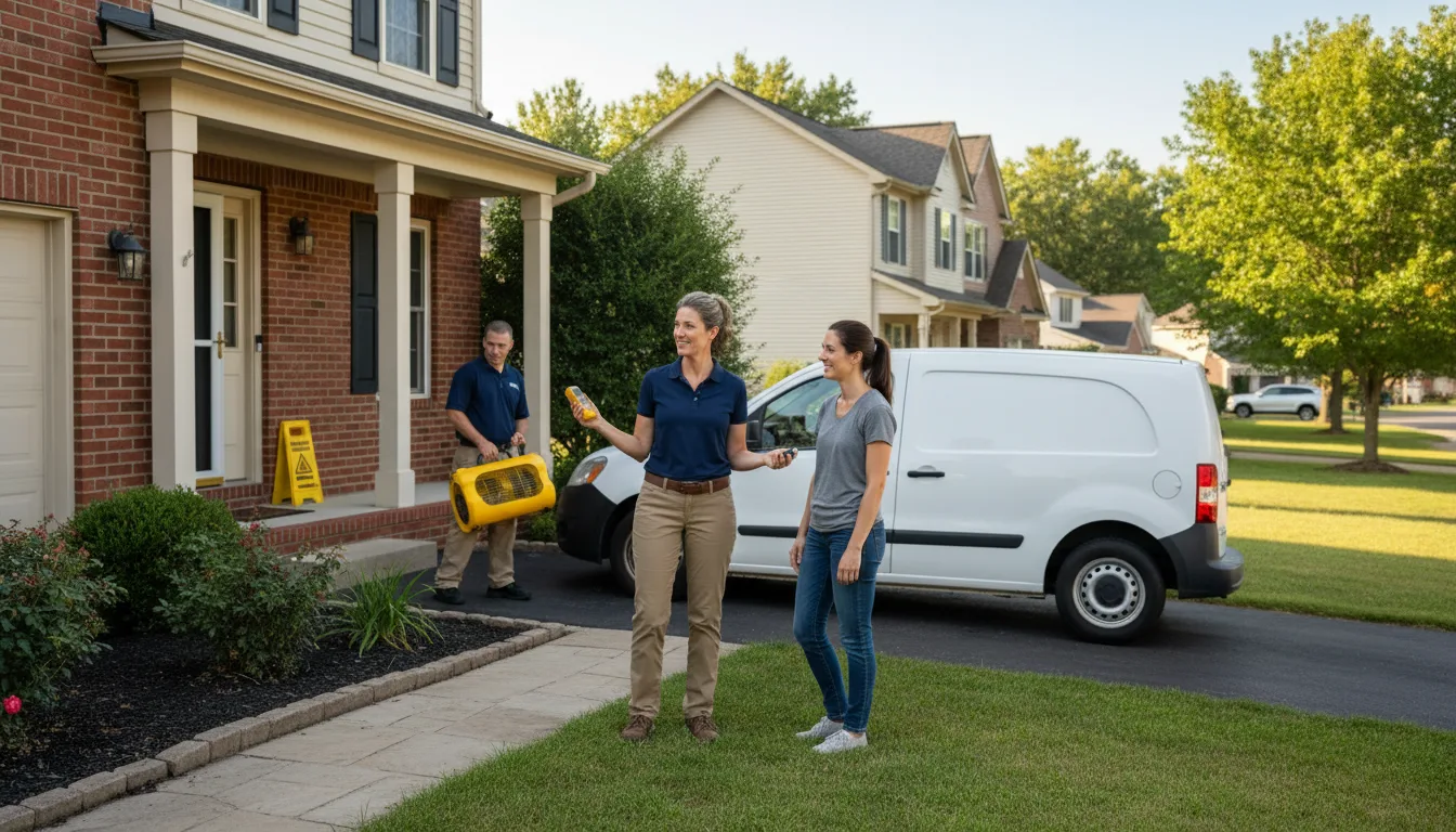 Water restoration image for Home Water Damage Repair in Maysville, AR